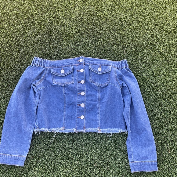 Blue Jean Off Shoulder XL - Picture 4 of 6